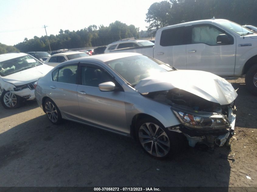 2014 HONDA ACCORD SEDAN SPORT - 1HGCR2F55EA007563