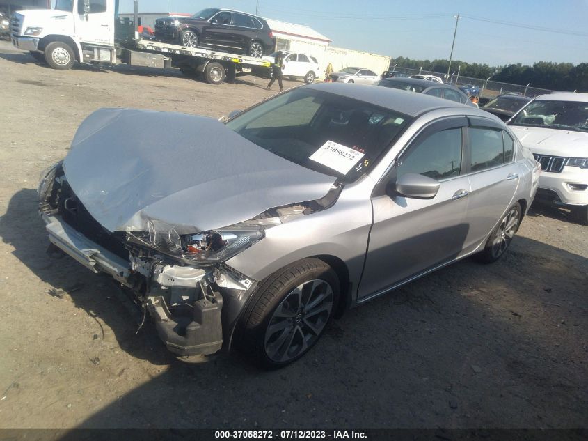 2014 HONDA ACCORD SEDAN SPORT - 1HGCR2F55EA007563