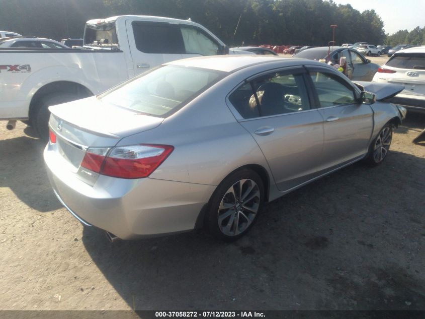 2014 HONDA ACCORD SEDAN SPORT - 1HGCR2F55EA007563