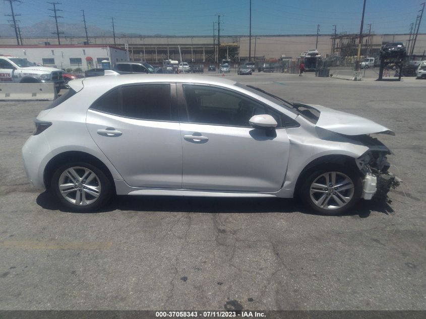 2021 TOYOTA COROLLA HATCHBACK SE JTND4MBE1M3109945