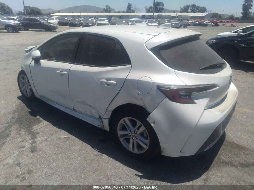 2021 TOYOTA COROLLA HATCHBACK SE JTND4MBE1M3109945