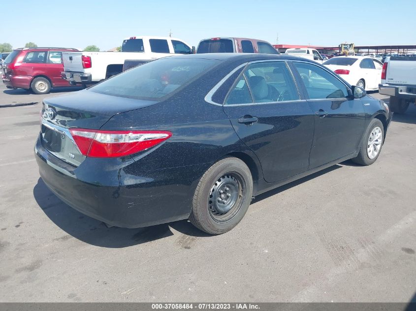 2016 TOYOTA CAMRY HYBRID LE/XLE/SE - 4T1BD1FKXGU188553