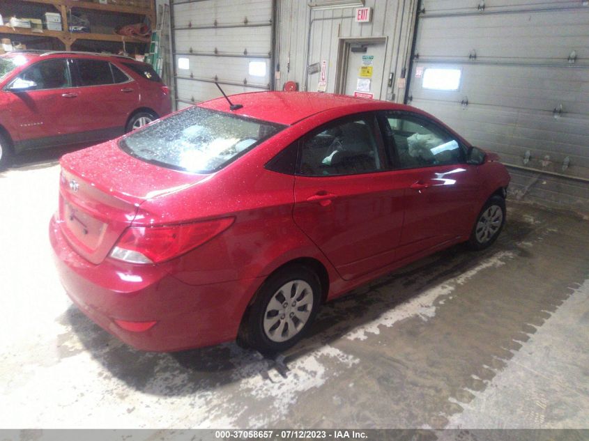 2017 HYUNDAI ACCENT SE - KMHCT4AE5HU314331