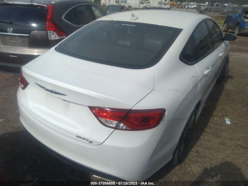 2015 CHRYSLER 200 S - 1C3CCCBB1FN554121