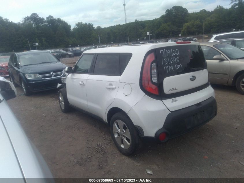 2016 KIA SOUL BASE - KNDJN2A23G7300960