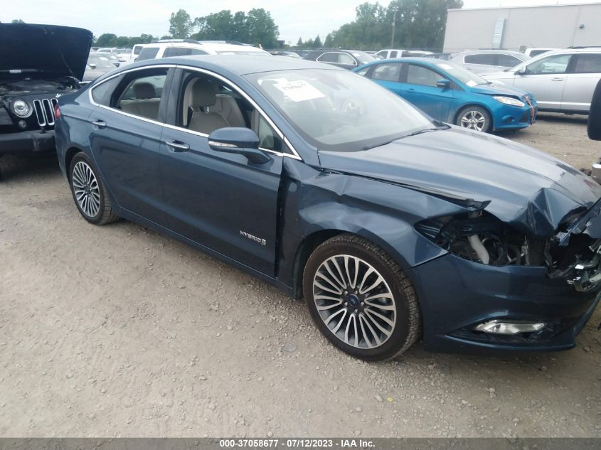 2018 FORD FUSION HYBRID PLATINUM - 3FA6P0RU9JR147839