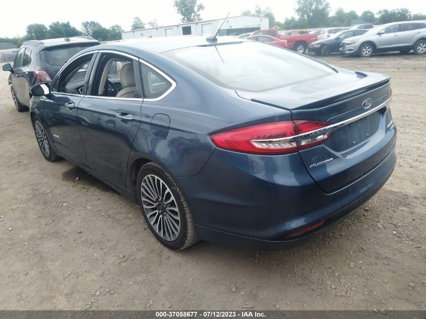 2018 FORD FUSION HYBRID PLATINUM - 3FA6P0RU9JR147839