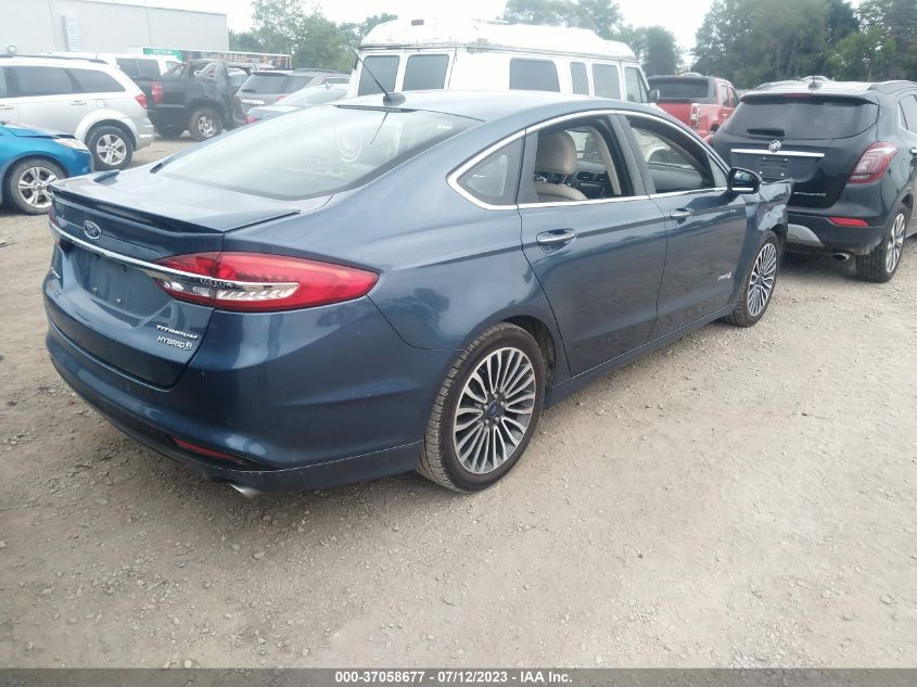 2018 FORD FUSION HYBRID PLATINUM - 3FA6P0RU9JR147839
