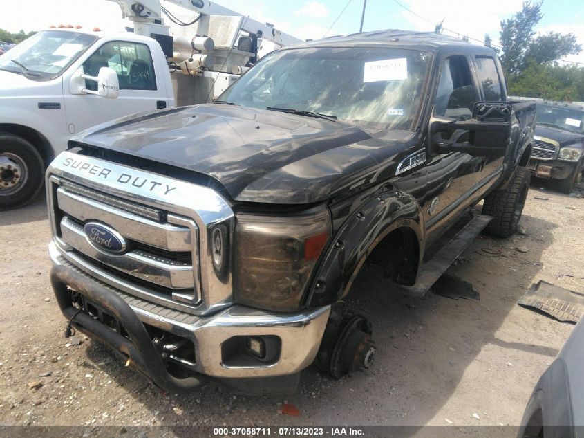 2015 FORD SUPER DUTY F-250 SRW LARIAT/PLATINUM - 1FT7W2BT3FEB75337