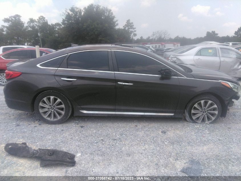 2016 HYUNDAI SONATA 2.4L SPORT - 5NPE34AFXGH394336