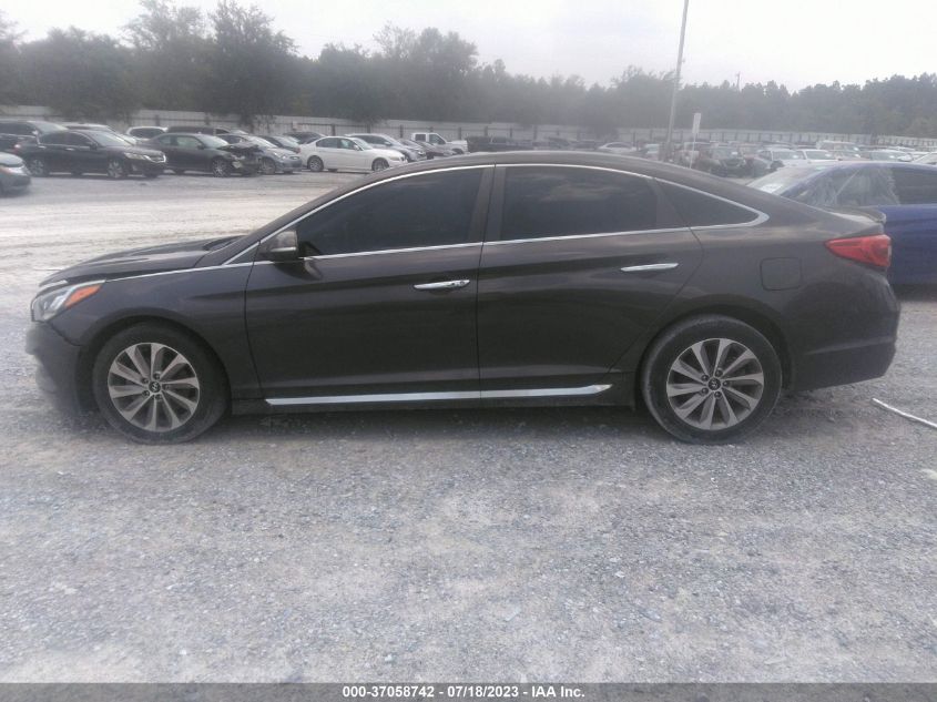 2016 HYUNDAI SONATA 2.4L SPORT - 5NPE34AFXGH394336