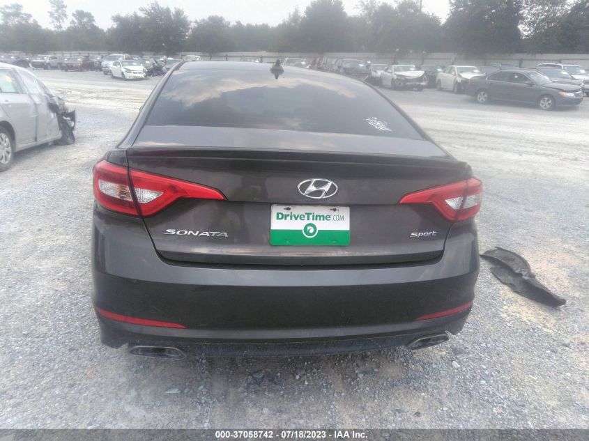 2016 HYUNDAI SONATA 2.4L SPORT - 5NPE34AFXGH394336