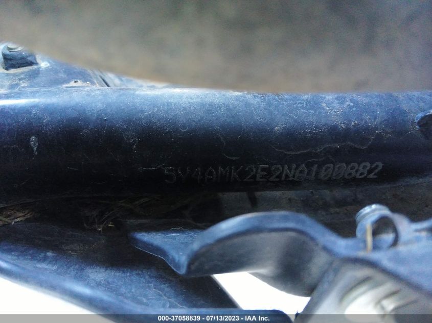 2022 YAMAHA YFM700 G - 5Y4AMK2E2NA100882