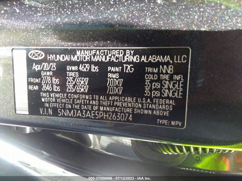 2023 HYUNDAI TUCSON SE - 5NMJA3AE5PH263074