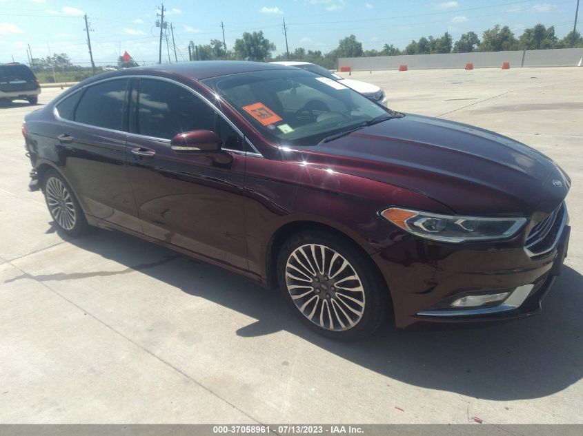 2017 FORD FUSION TITANIUM/PLATINUM - 3FA6P0K91HR111398