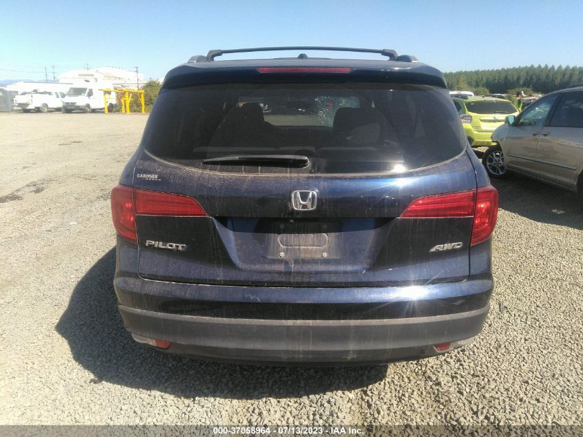 2016 HONDA PILOT EX-L - 5FNYF6H59GB039900
