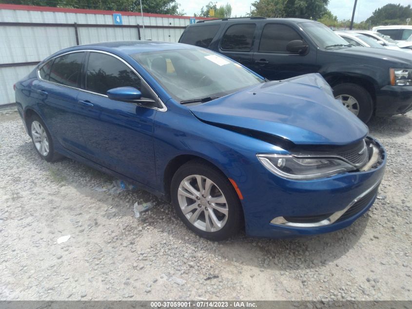 Lot #2577345874 2015 CHRYSLER 200 LIMITED salvage car