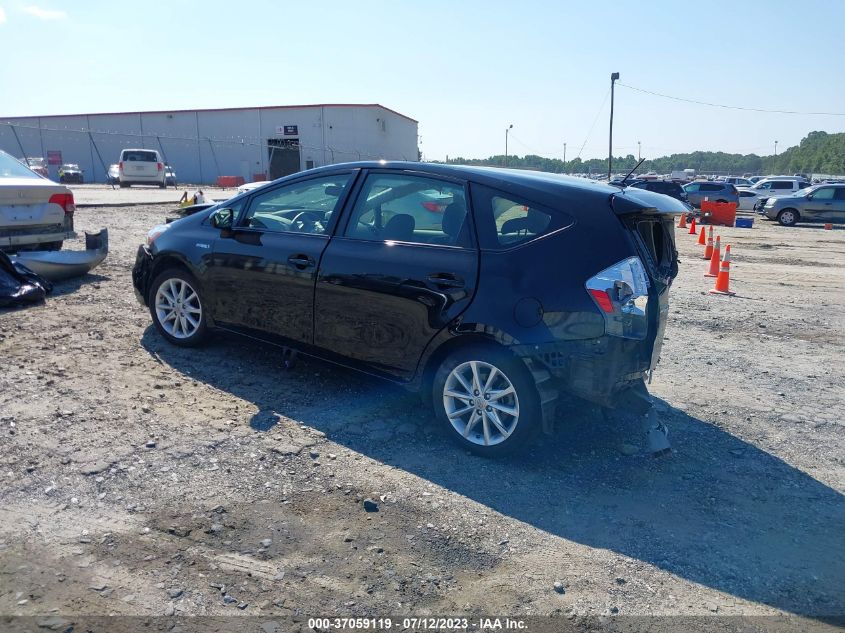 2014 TOYOTA PRIUS V TWO/THREE/FIVE - JTDZN3EU0E3335321