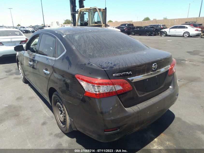 2015 NISSAN SENTRA S - 3N1AB7AP7FY263378