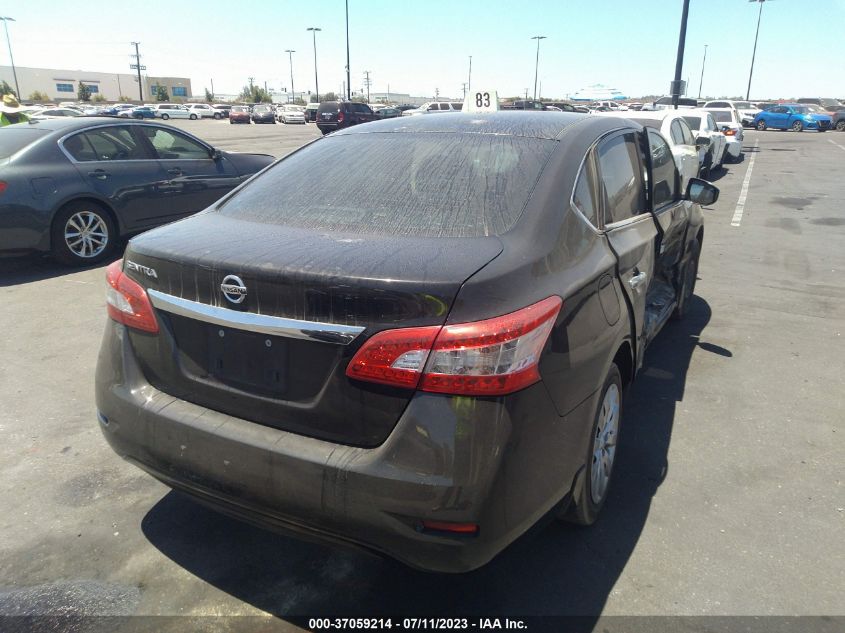 2015 NISSAN SENTRA S - 3N1AB7AP7FY263378