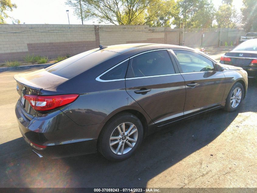 2015 HYUNDAI SONATA 2.4L SE - 5NPE24AF1FH037760