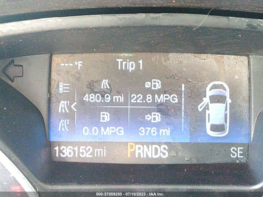 2017 FORD ESCAPE SE - 1FMCU9G9XHUC38173