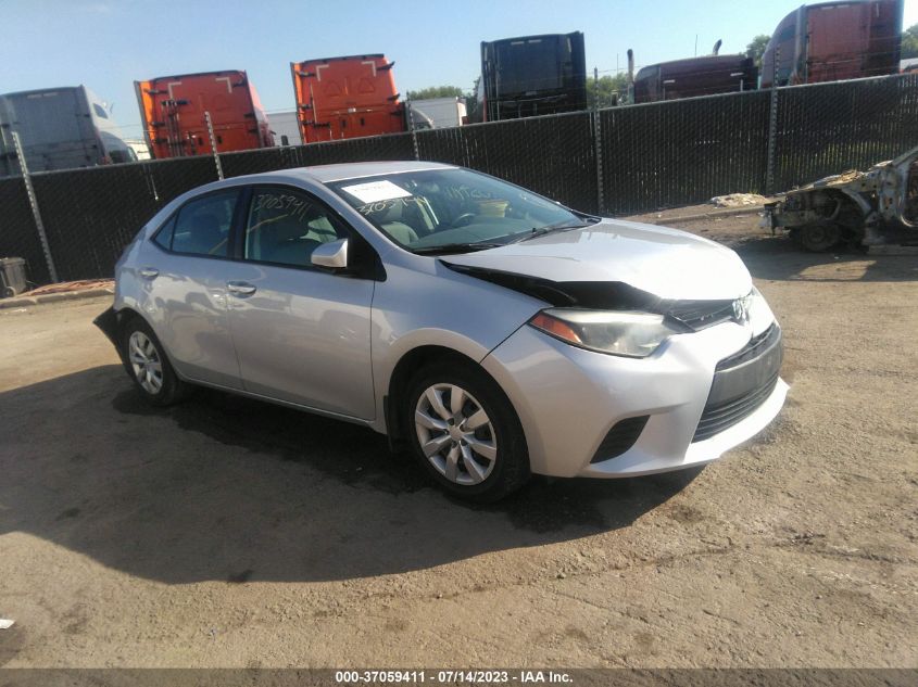 2014 TOYOTA COROLLA L/LE/S/S PLUS/LE PLUS - 5YFBURHE4EP118504