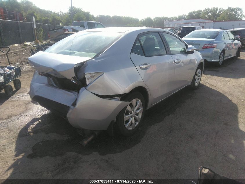 2014 TOYOTA COROLLA L/LE/S/S PLUS/LE PLUS - 5YFBURHE4EP118504