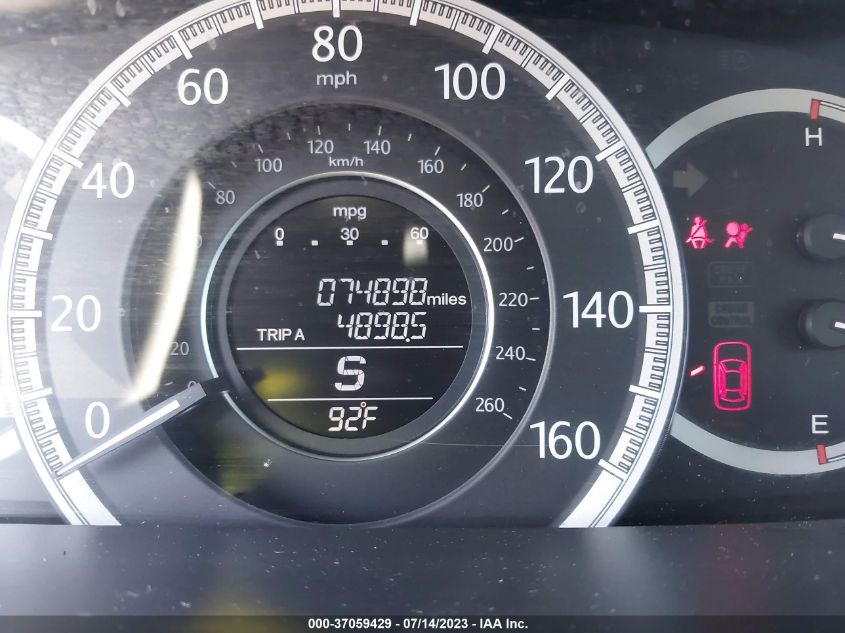 2014 HONDA ACCORD SEDAN LX - 1HGCR2F3XEA107494