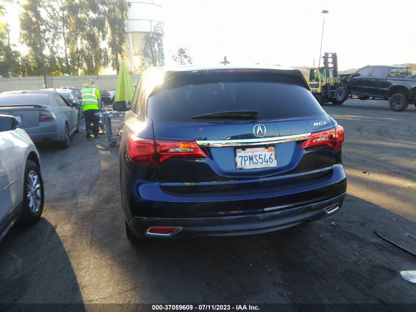 2014 ACURA MDX TECH PKG - 5FRYD3H49EB011764