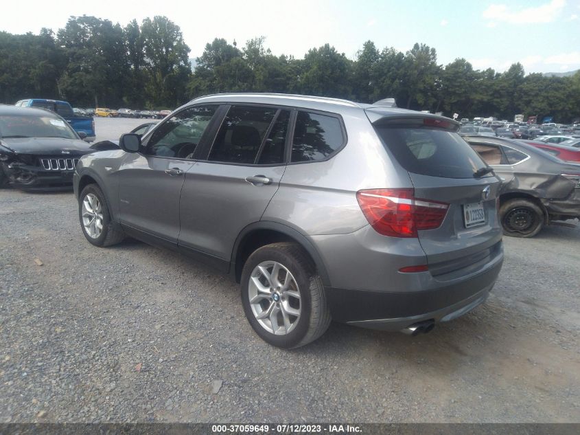 2013 BMW X3 XDRIVE28I - 5UXWX9C50D0A30866