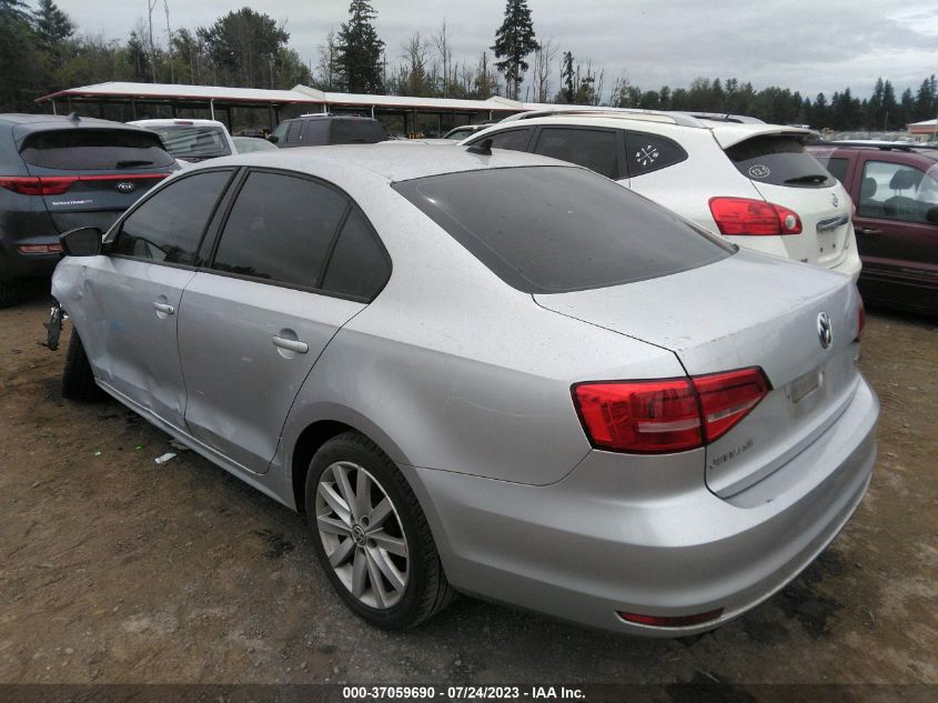 2015 VOLKSWAGEN JETTA SEDAN 1.8T SE - 3VWD17AJ5FM206481