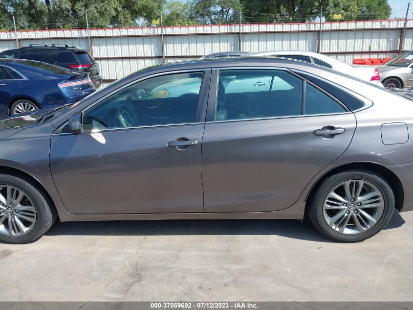 2017 TOYOTA CAMRY XLE/SE/LE/XSE - 4T1BF1FK3HU361213