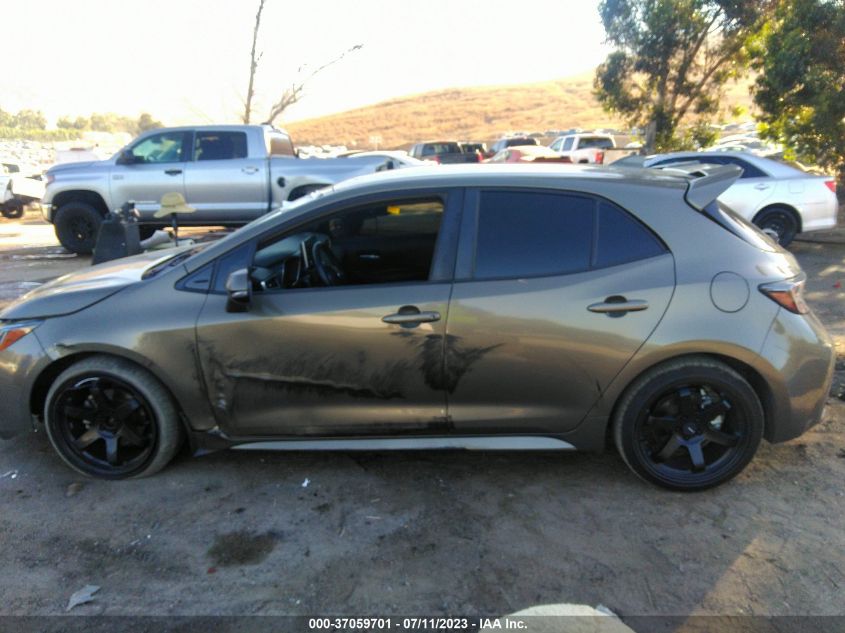 2019 TOYOTA COROLLA HATCHBACK SE/XSE JTNK4RBE9K3055067