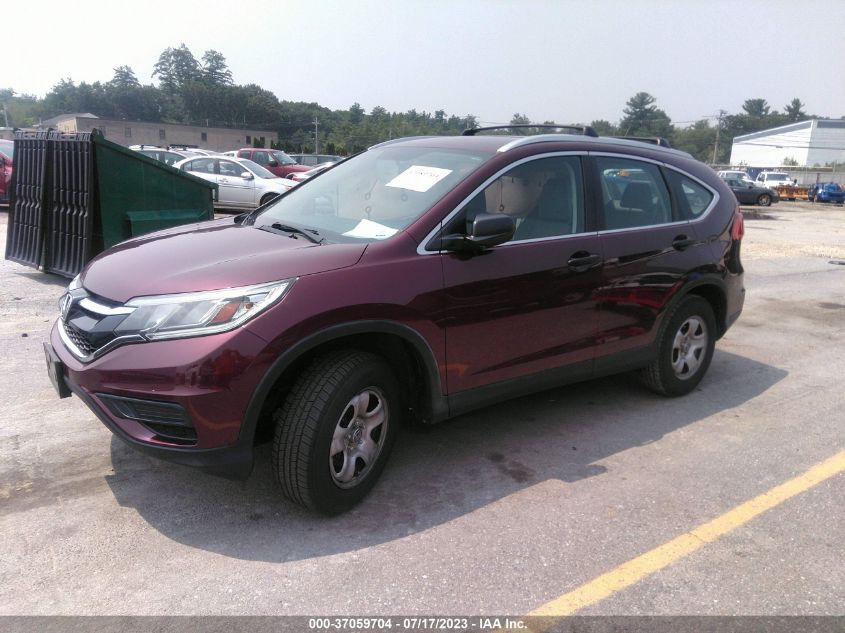 2015 HONDA CR-V LX - 5J6RM4H39FL000596