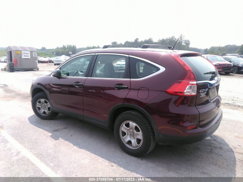 2015 HONDA CR-V LX - 5J6RM4H39FL000596