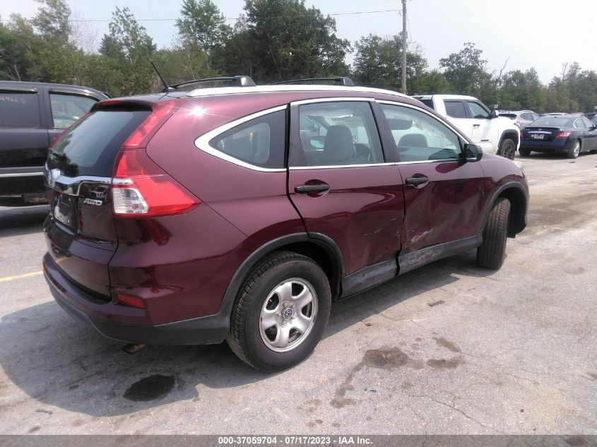 2015 HONDA CR-V LX - 5J6RM4H39FL000596