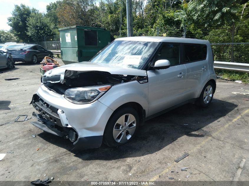 2016 KIA SOUL BASE - KNDJN2A26G7837712