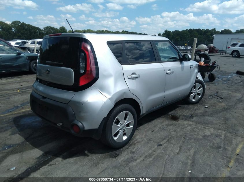 2016 KIA SOUL BASE - KNDJN2A26G7837712