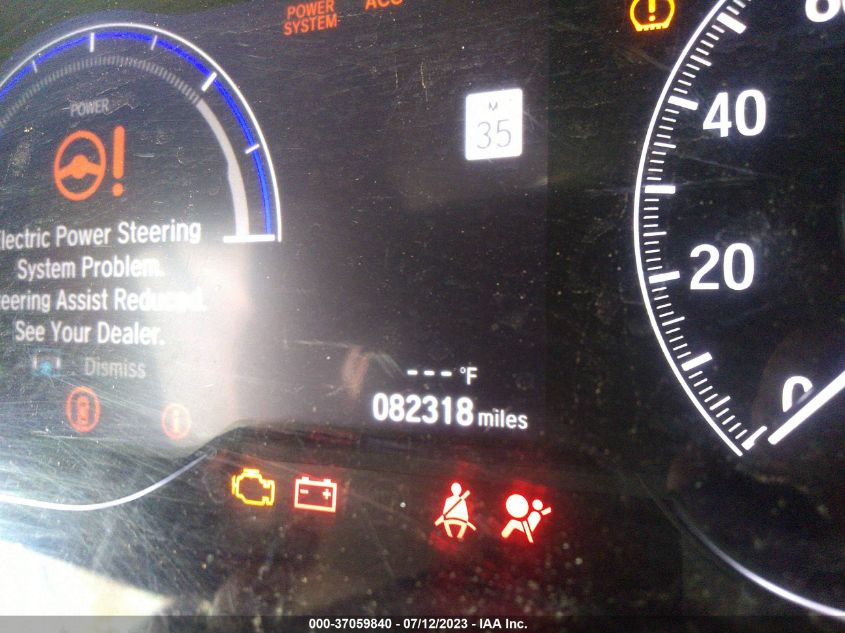 2019 HONDA INSIGHT TOURING - 19XZE4F95KE004089