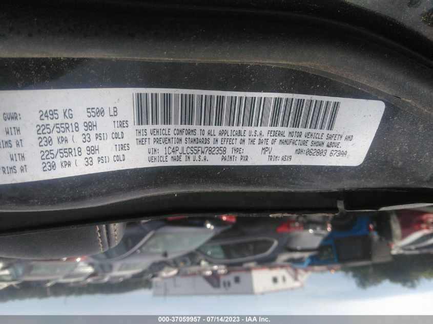 2015 JEEP CHEROKEE LATITUDE ALTITUDE - 1C4PJLCS5FW782358