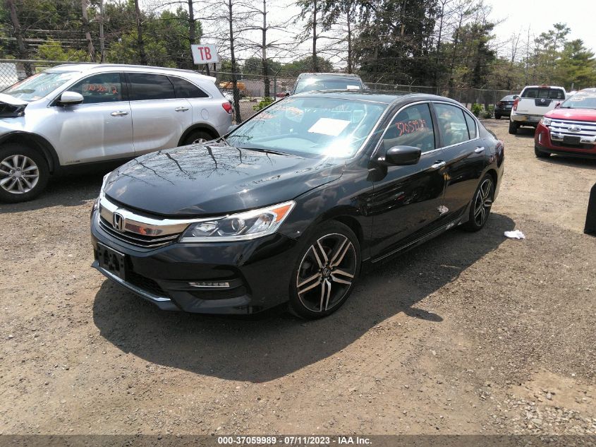 2017 HONDA ACCORD SEDAN SPORT - 1HGCR2F52HA142116