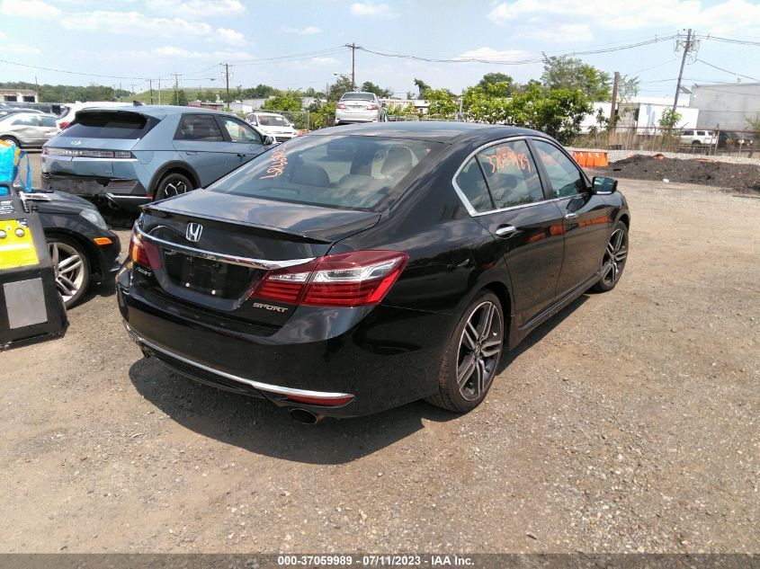 2017 HONDA ACCORD SEDAN SPORT - 1HGCR2F52HA142116