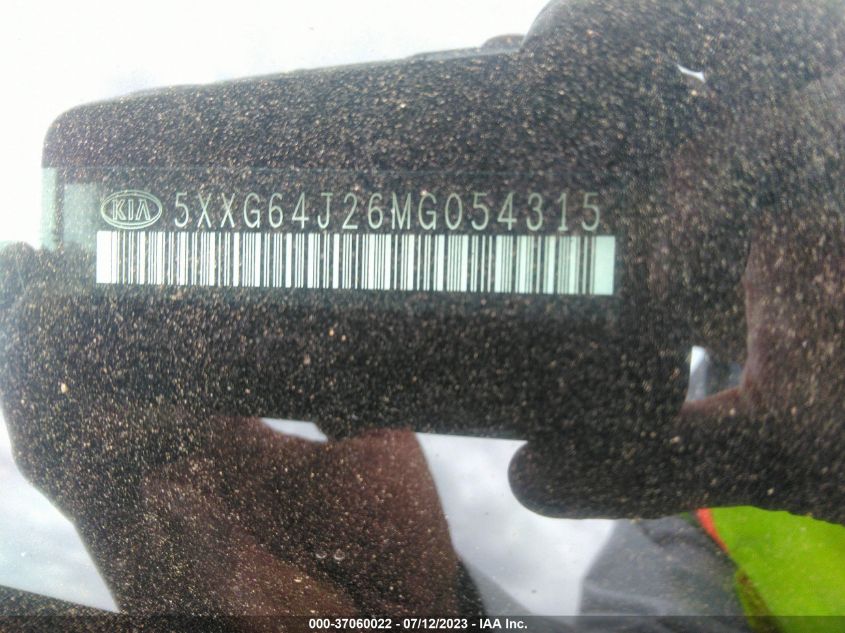 2021 KIA K5 GT LINE - 5XXG64J26MG054315