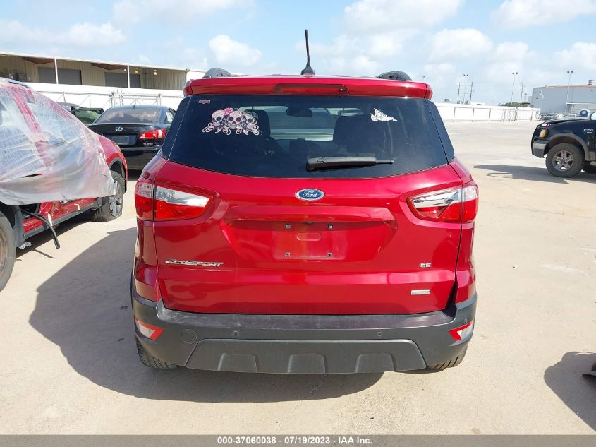 2018 FORD ECOSPORT SE - MAJ3P1TEXJC173343