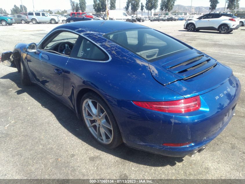 2013 PORSCHE 911 CARRERA - WP0AB2A98DS120582