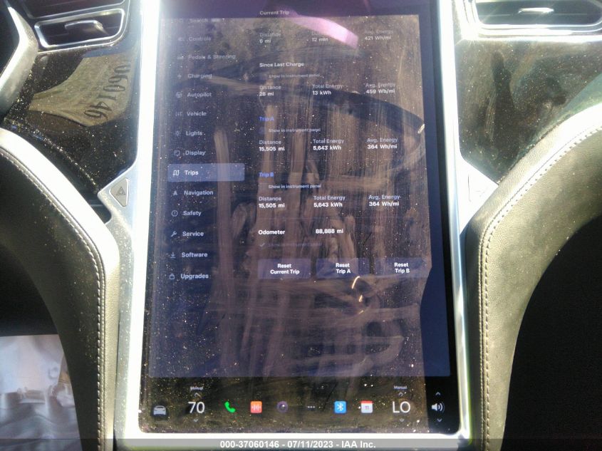 2014 TESLA MODEL S 60 KWH BATTERY/P85 - 5YJSA1H16EFP51279
