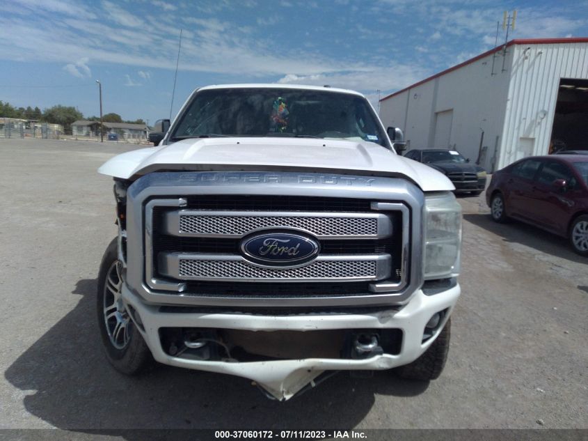 2015 FORD SUPER DUTY F-250 SRW LARIAT/PLATINUM - 1FT7W2BT9FEB03686
