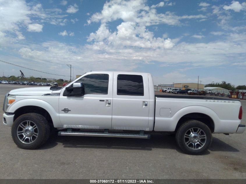 2015 FORD SUPER DUTY F-250 SRW LARIAT/PLATINUM - 1FT7W2BT9FEB03686
