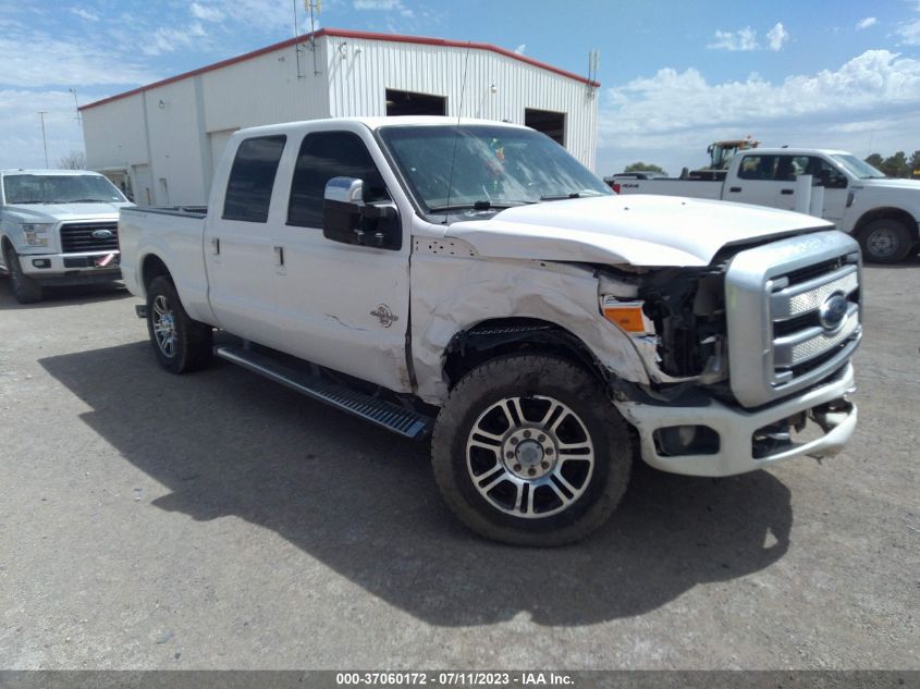 2015 FORD SUPER DUTY F-250 SRW LARIAT/PLATINUM - 1FT7W2BT9FEB03686